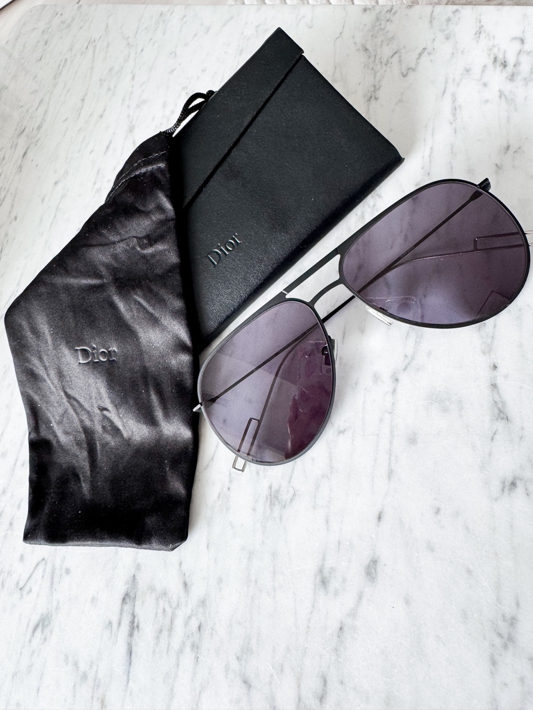 Dior Aviator Sunglasses with Case