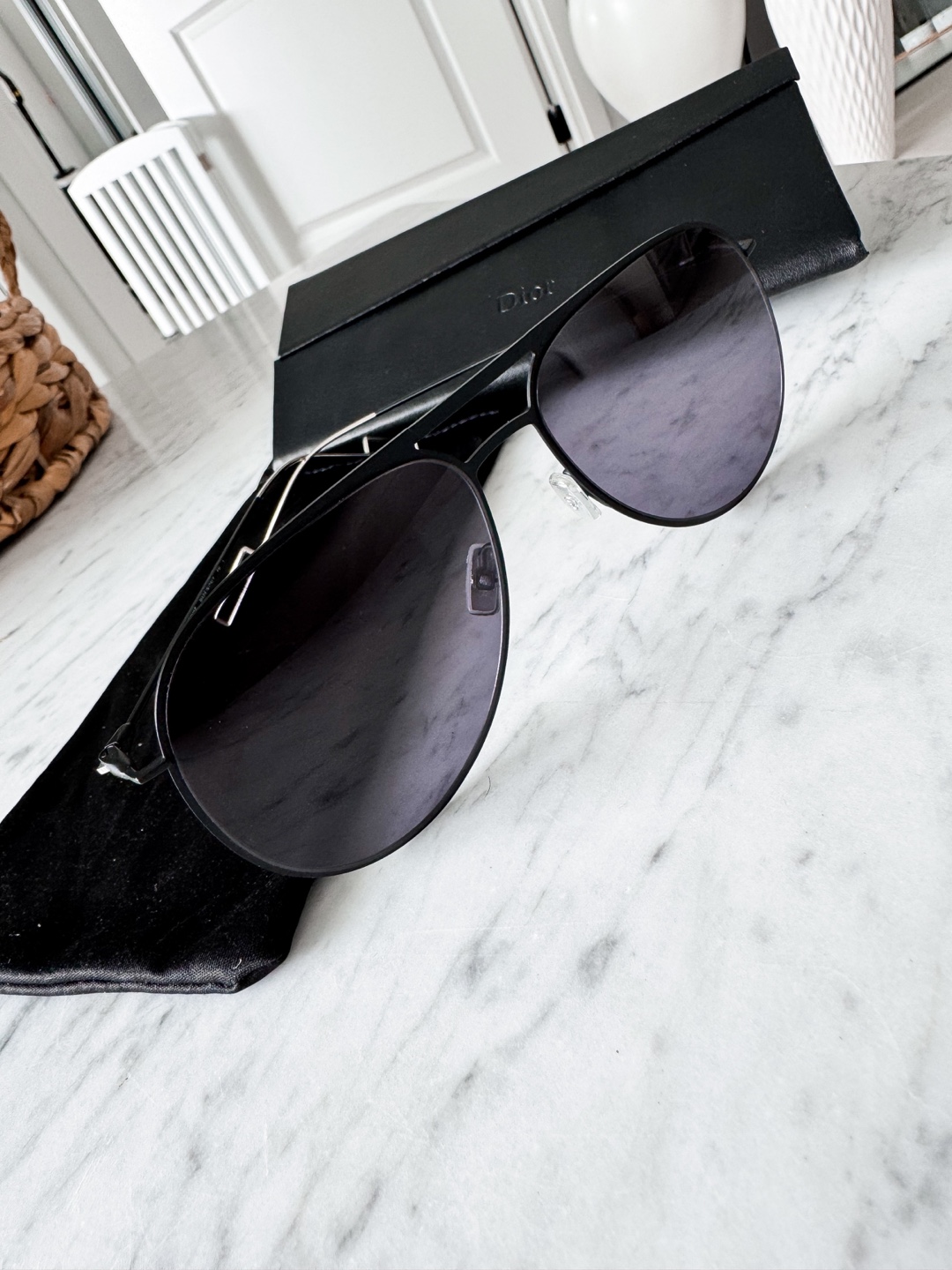 Dior Aviator Sunglasses with Case - photo 4