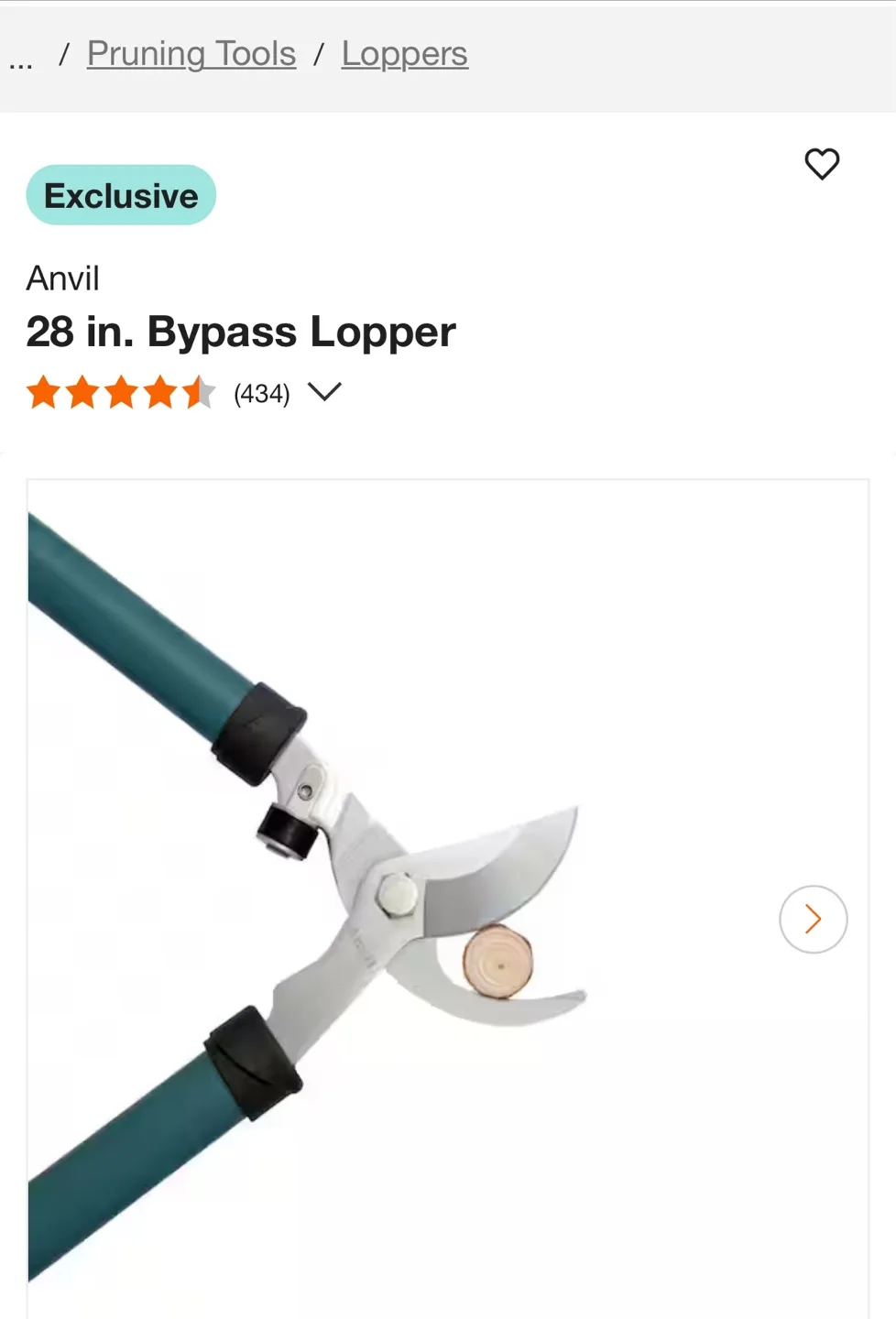 💚Anvil 28 in. Bypass Lopper image indicator(2)