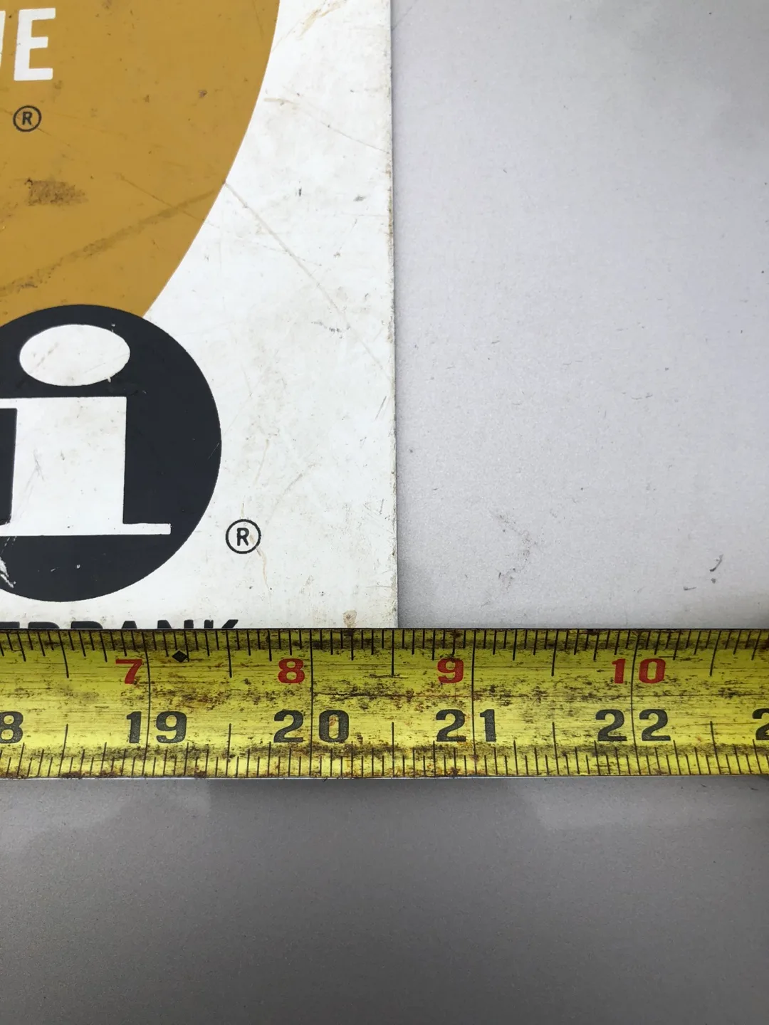 Vintage Master charge Sign image indicator(4)