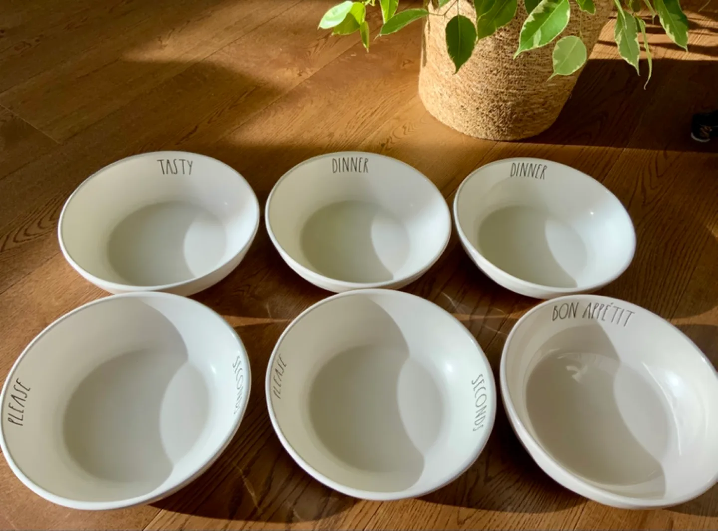⭐️6 Rae Dunn OG Artisan Collection Deep Pasta Bowls⭐️ image indicator(5)