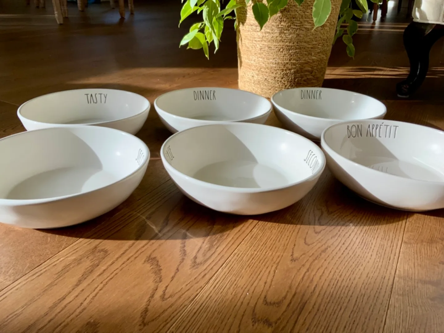 ⭐️6 Rae Dunn OG Artisan Collection Deep Pasta Bowls⭐️ image indicator(3)