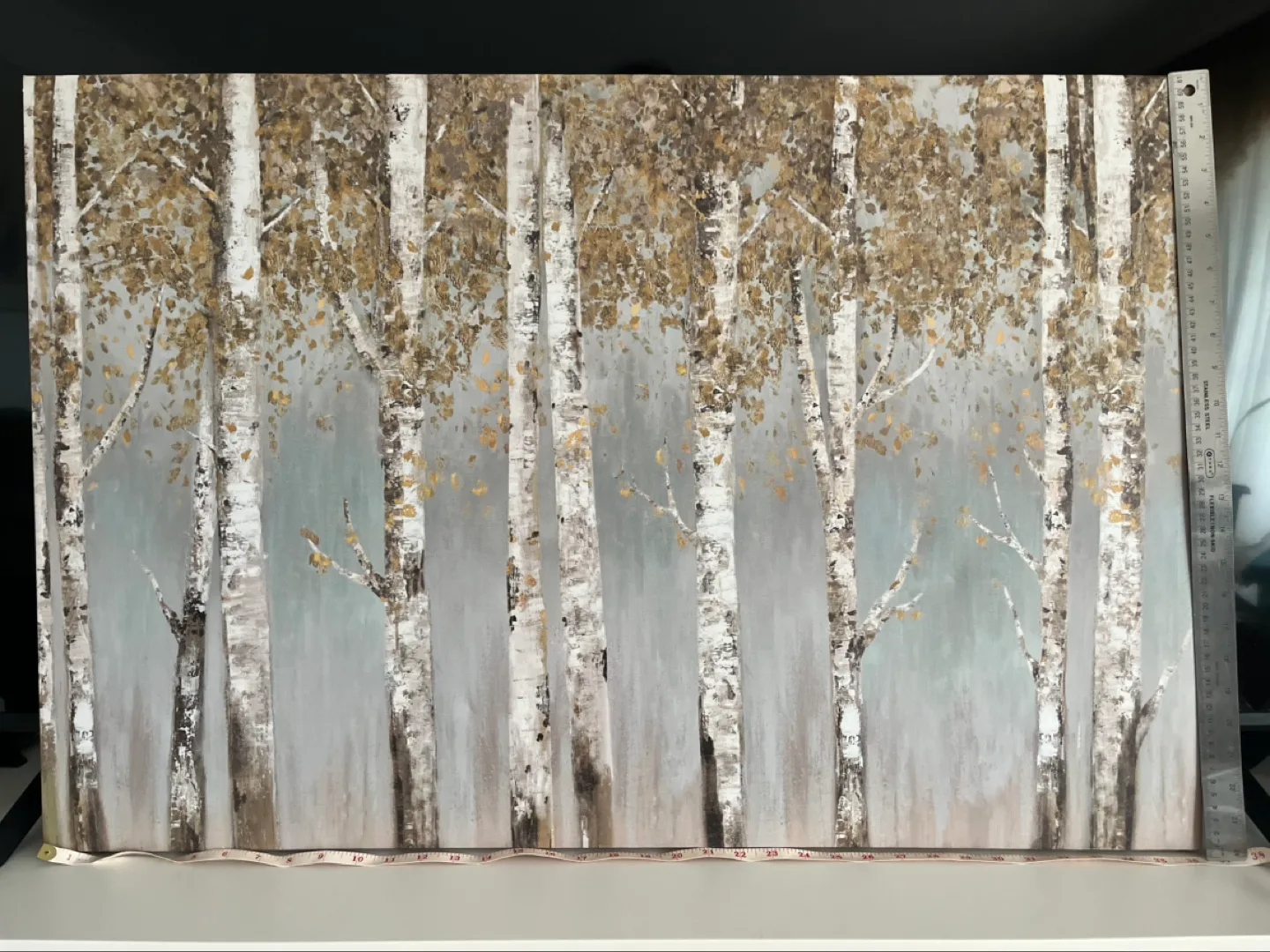 Large Birch Tree Canvas Wall Art image indicator(4)