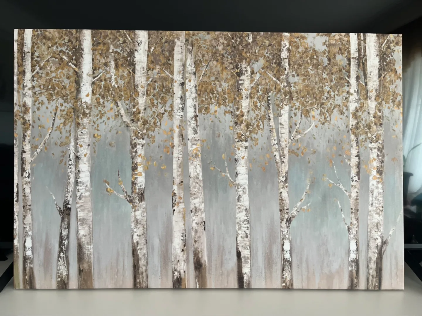 Large Birch Tree Canvas Wall Art image indicator(2)