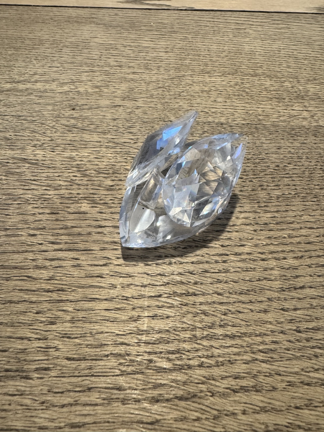 Collection of five vintage crystal figurines - photo 3
