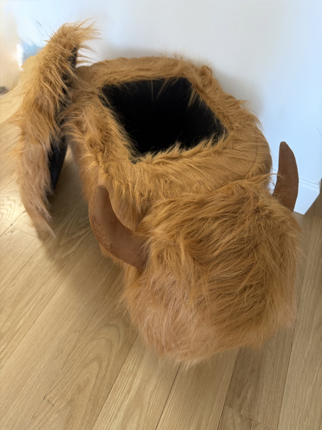 Highland Cow Storage Ottoman - photo 4