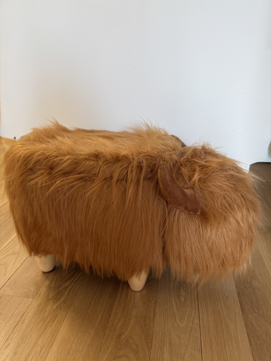 Highland Cow Storage Ottoman