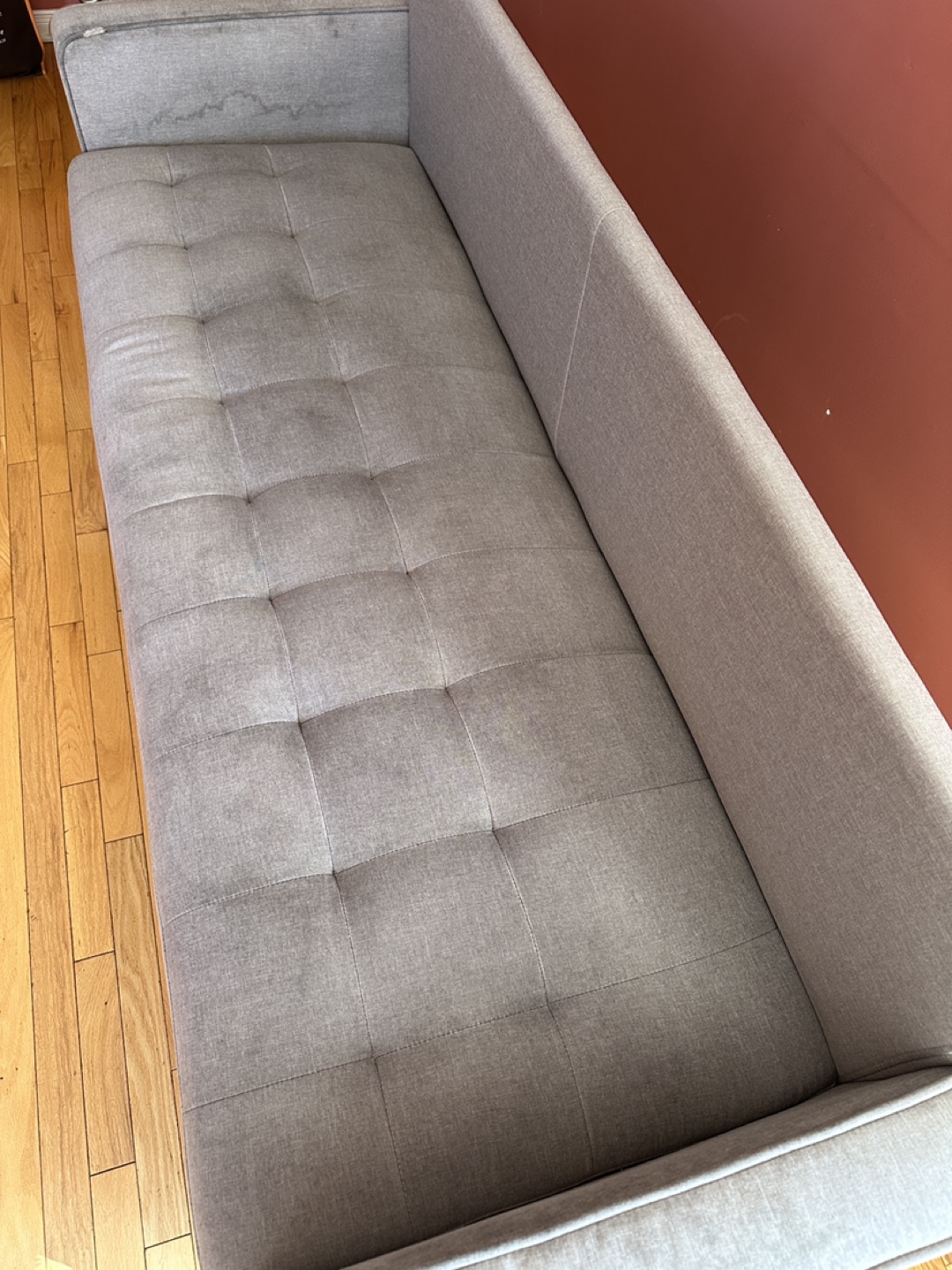 Beautiful Modern Style Grey Couch (CAN DELIVER) - photo 3