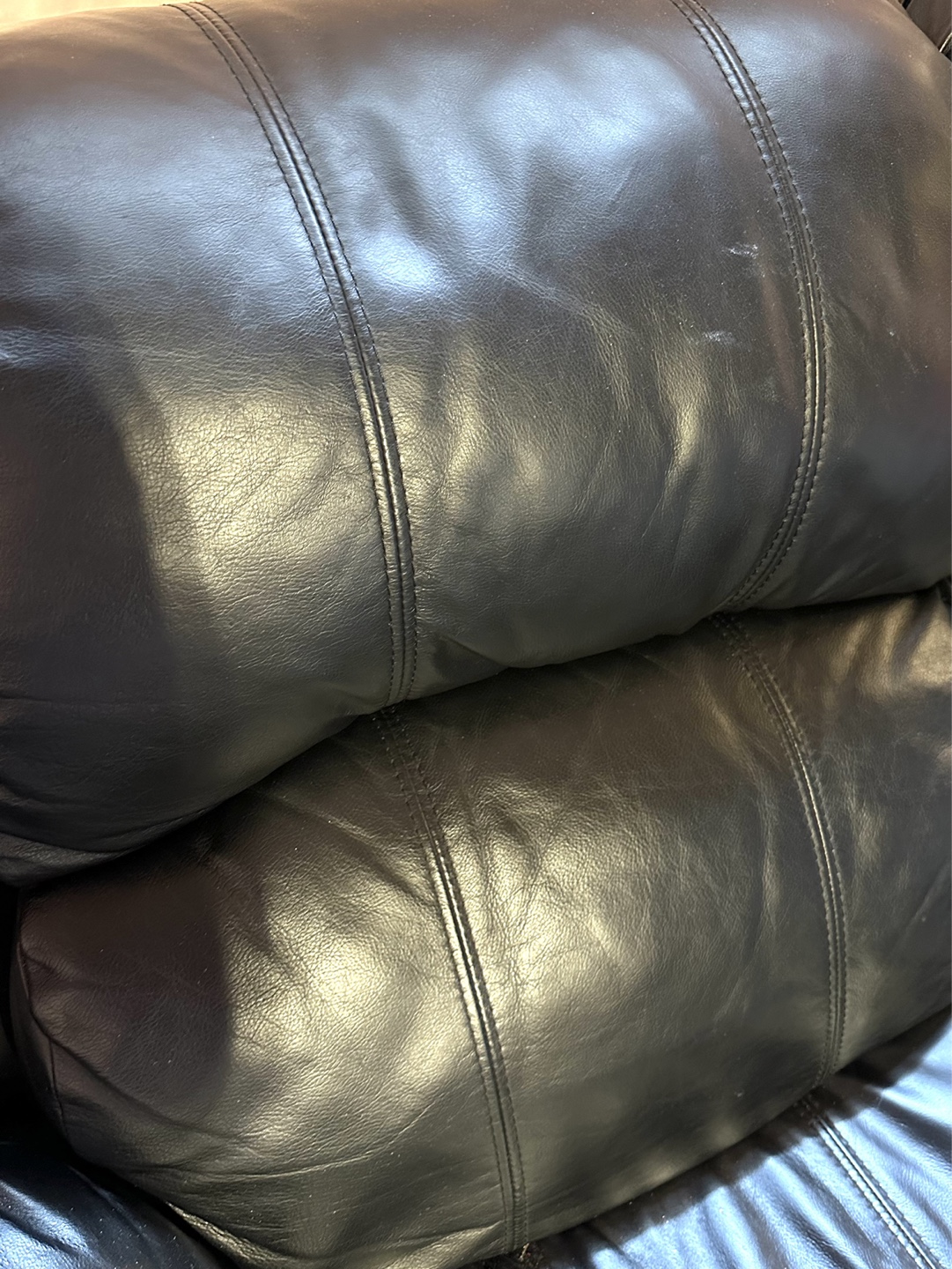 Black Leather Recliner 3Pc Sofa Set - photo 5
