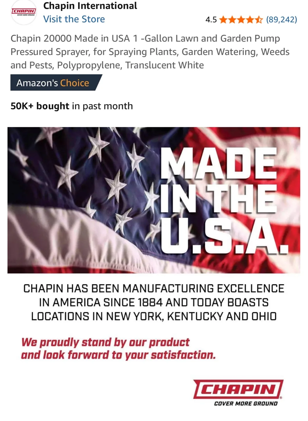 💚Chapin 20000 Lawn & Garden Sprayer w/Max Mulch Glue image indicator(6)