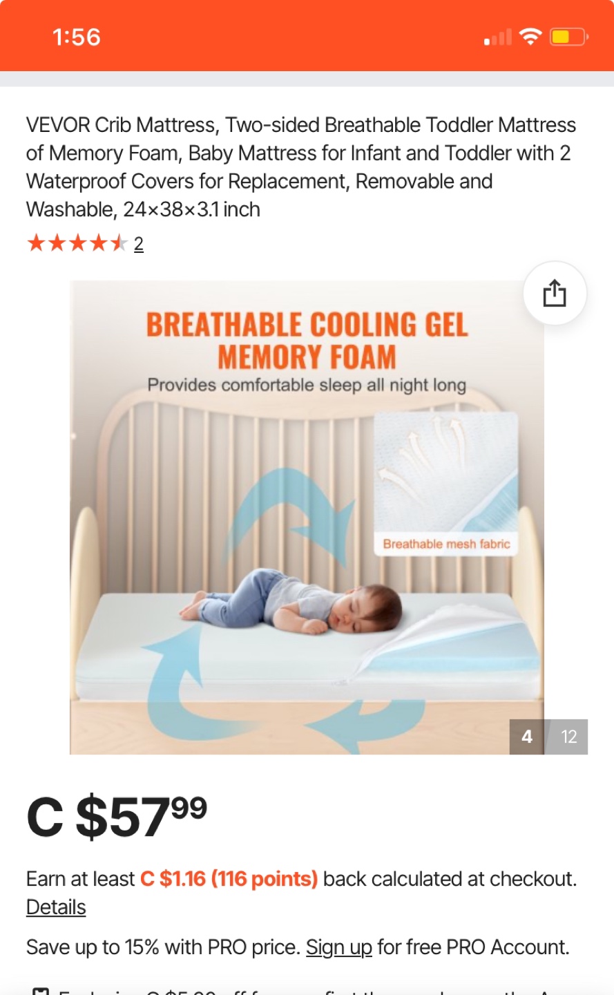 Playpen Mattress