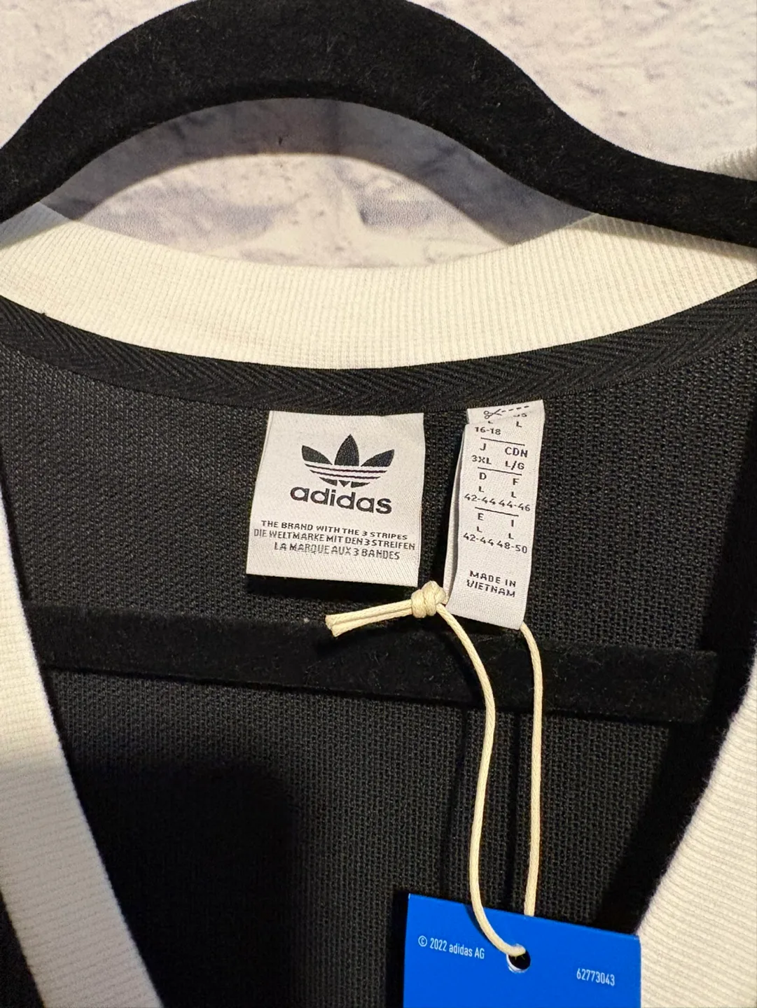 New Adidas Ribbed Maxi Dress Size Large image indicator(3)