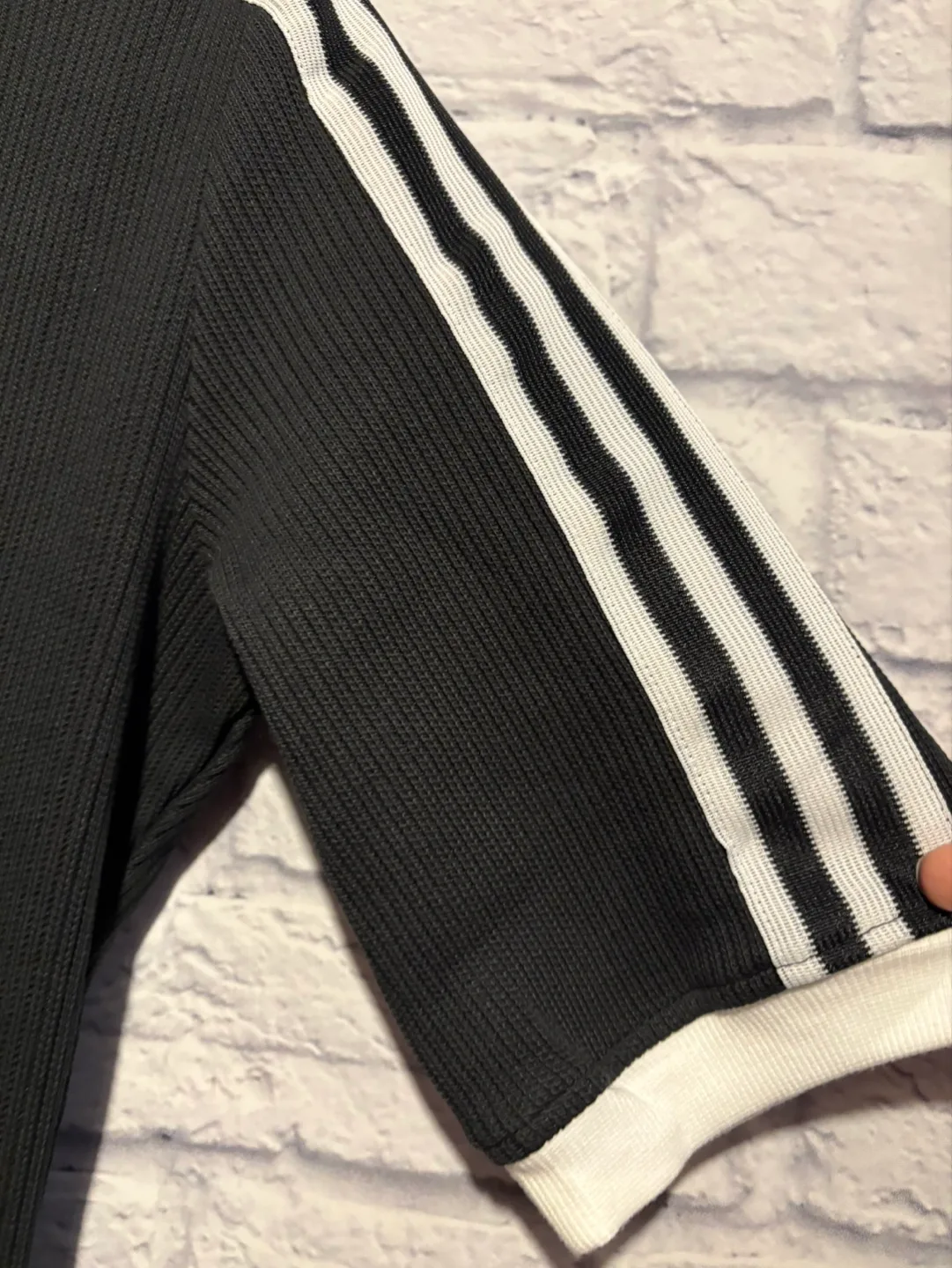 New Adidas Ribbed Maxi Dress Size Large image indicator(4)