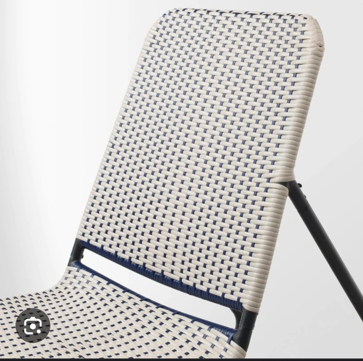 IKEA INDOOR / OUTDOOR PATIO SET ROCKING CHAIR & FOOT STOOL image indicator(7)