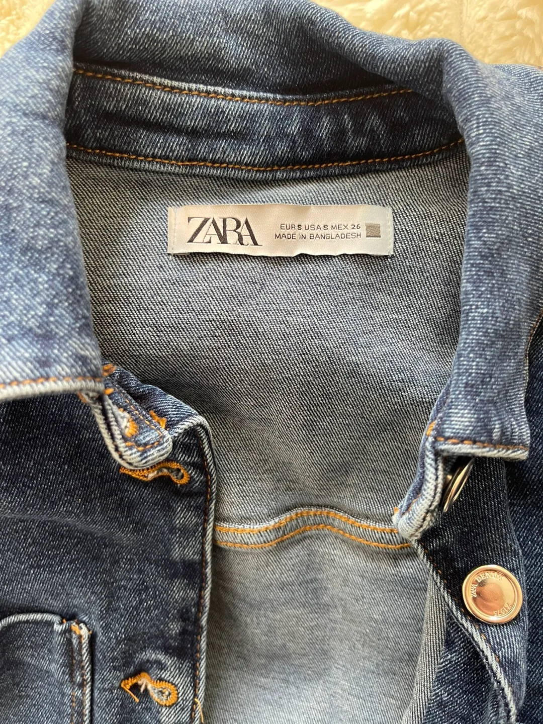 Zara Denim Dress Size S image indicator(2)