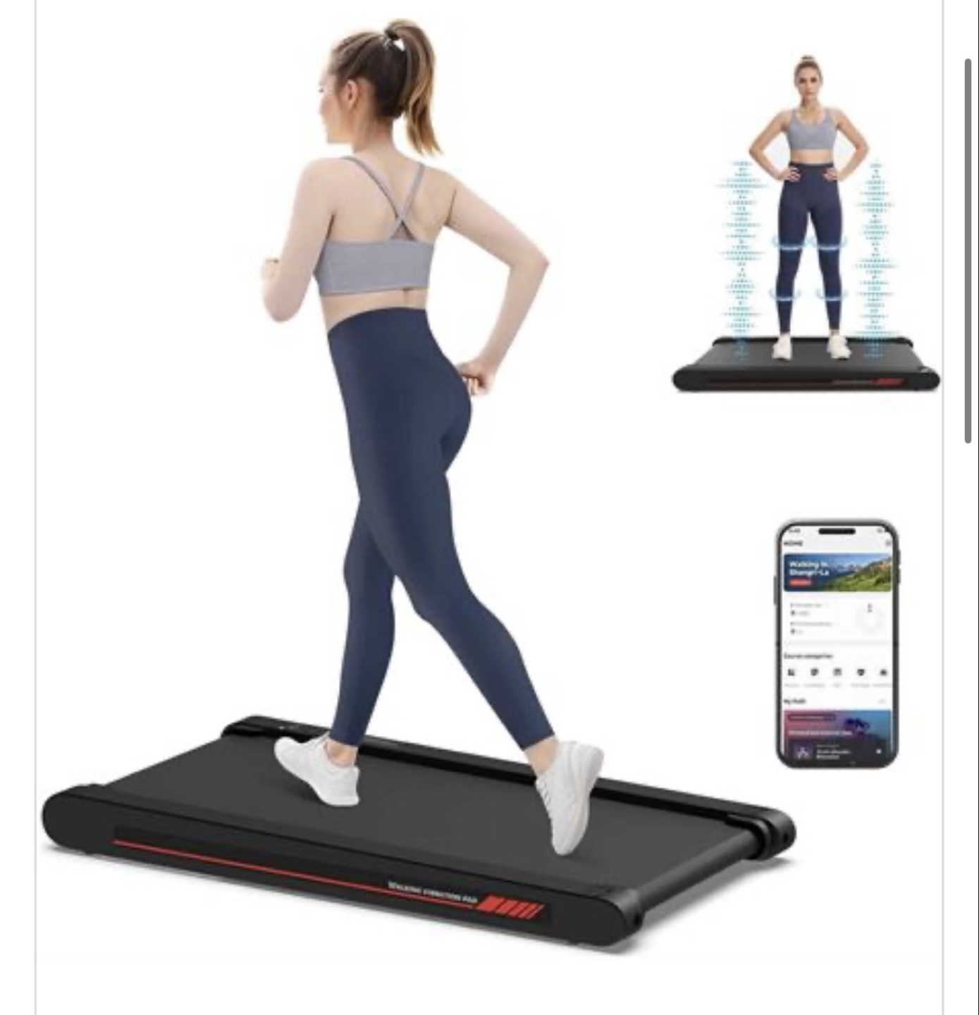 NEW OPEN BOX Sperax Walking Vibration Pad, 4 in 1 Treadmill