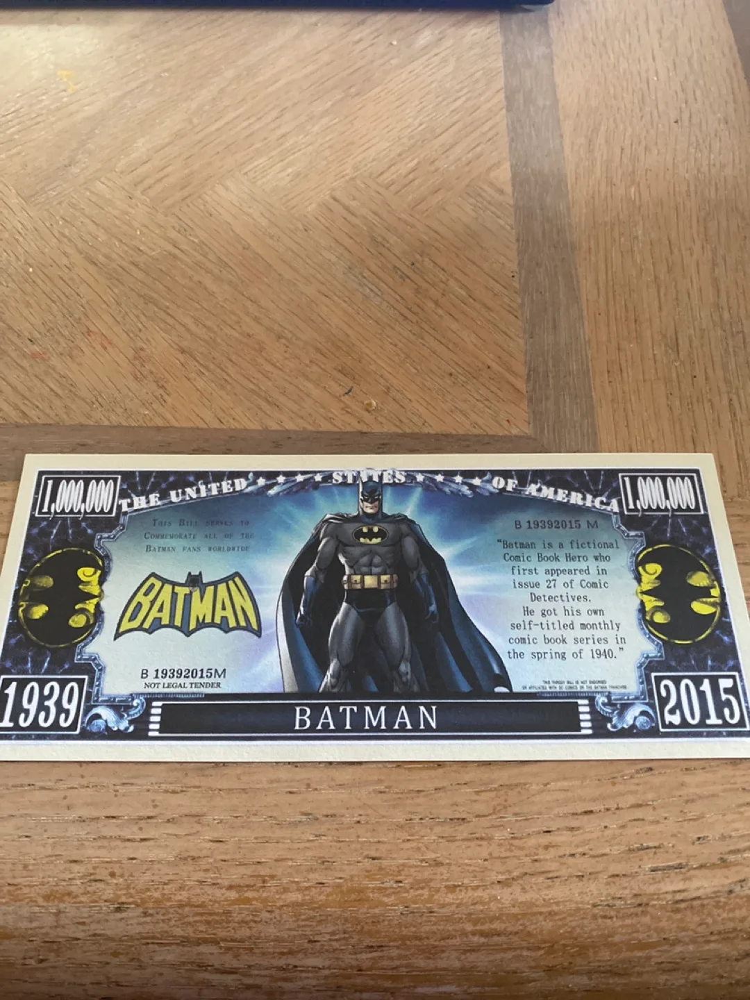 Batman Money Note image indicator(2)