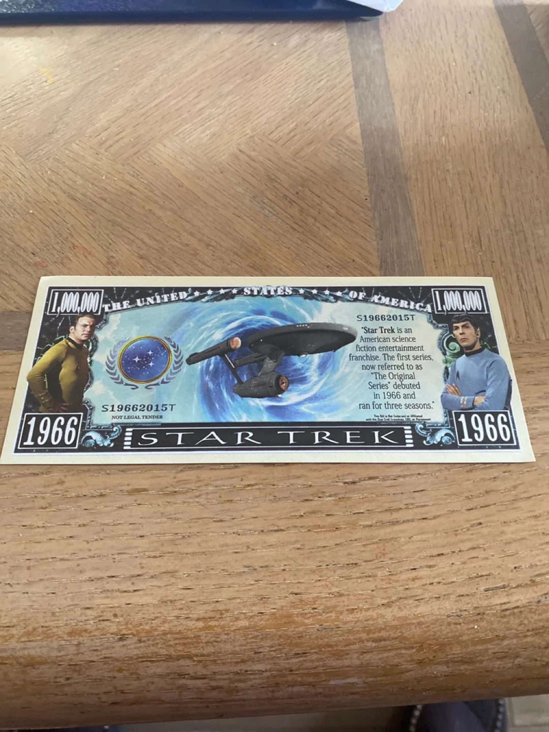 Star Trek Collectible Money Note image indicator(2)