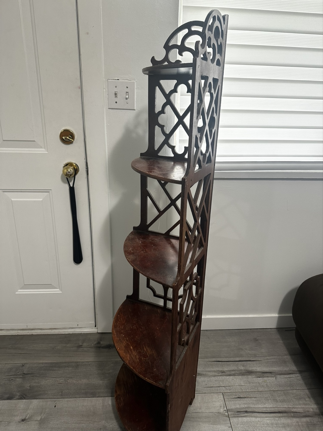 Antique Corner Shelf Unit - photo 2