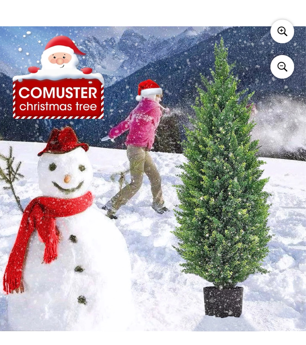 Artificial Christmas Trees - Set of Two - photo 5