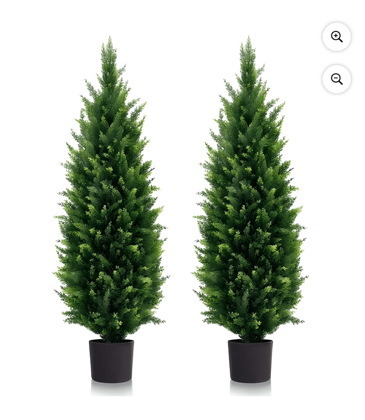 Artificial Christmas Trees - Set of Two