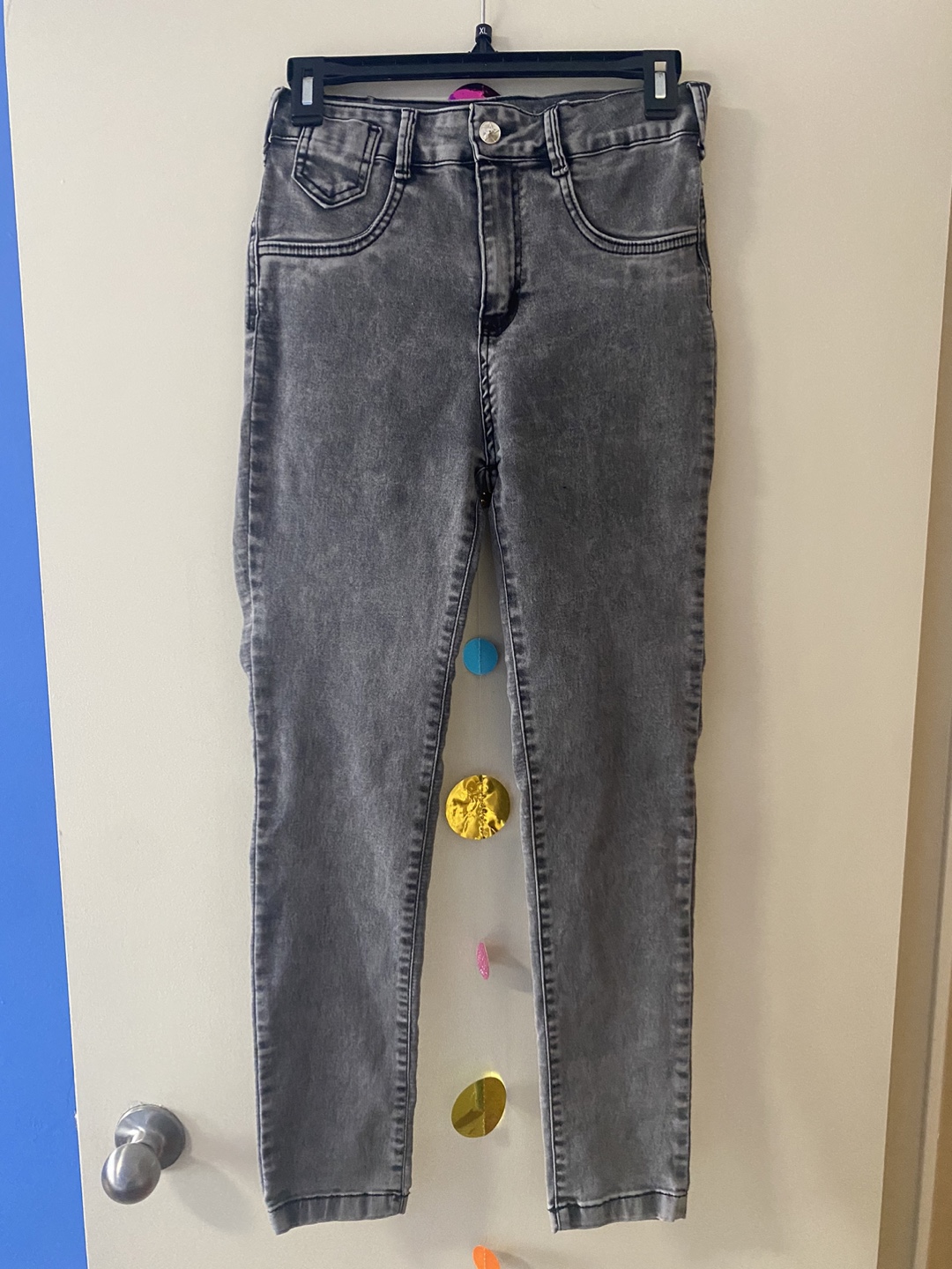 Acid Wash Skinny Jeans