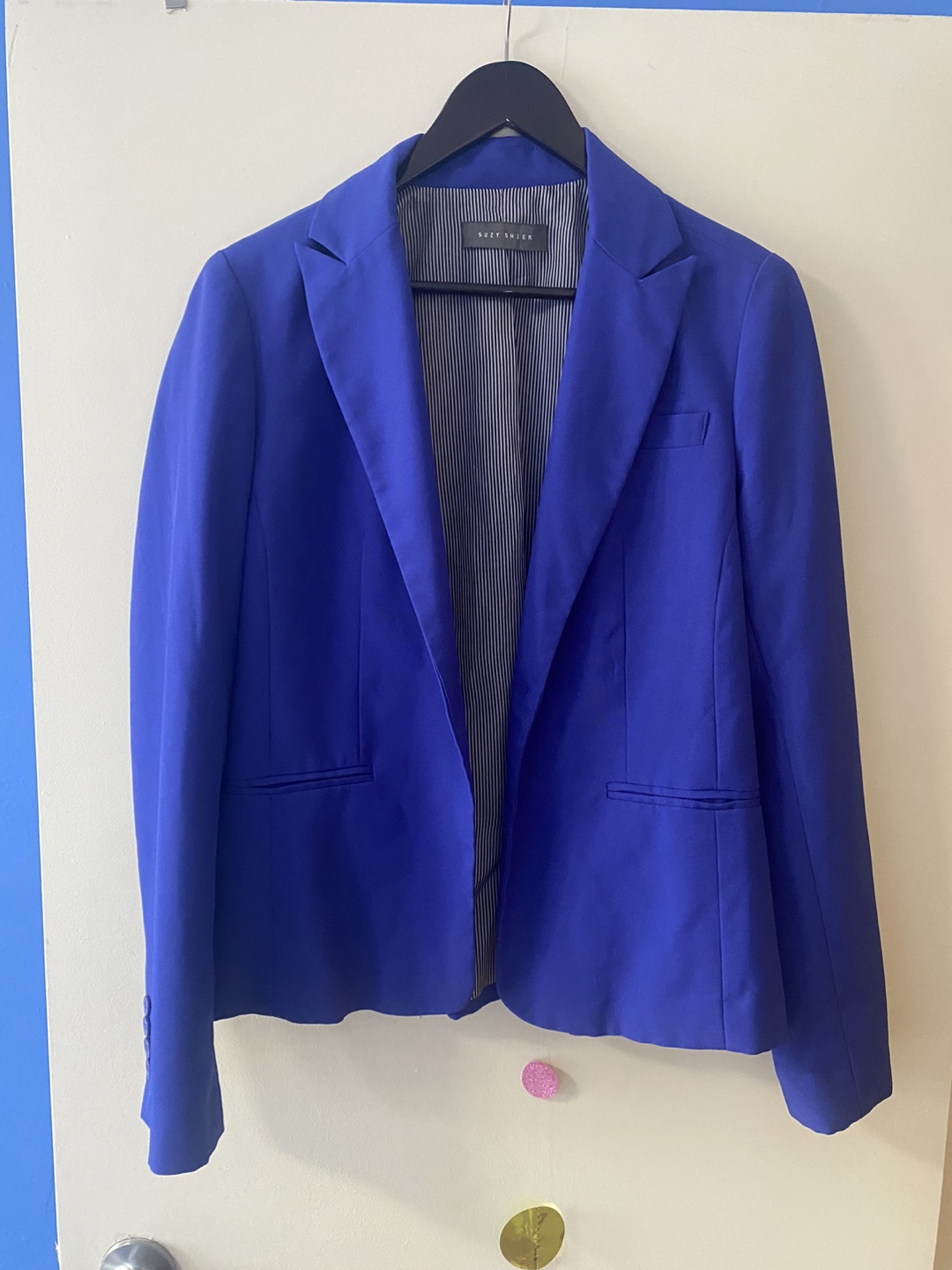 Suzy Shier Women's Blazer - Royal Blue
