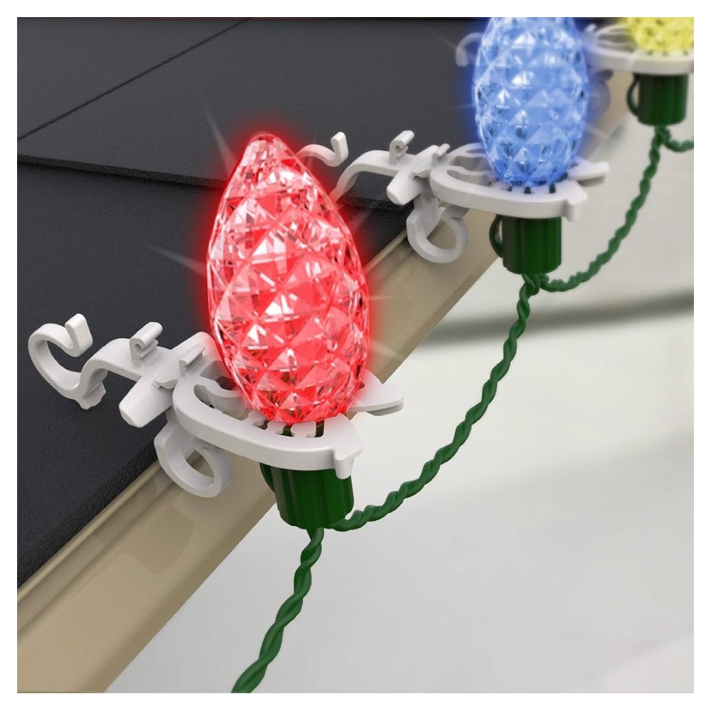 Adams Holiday LED light clips for gutters - photo 3