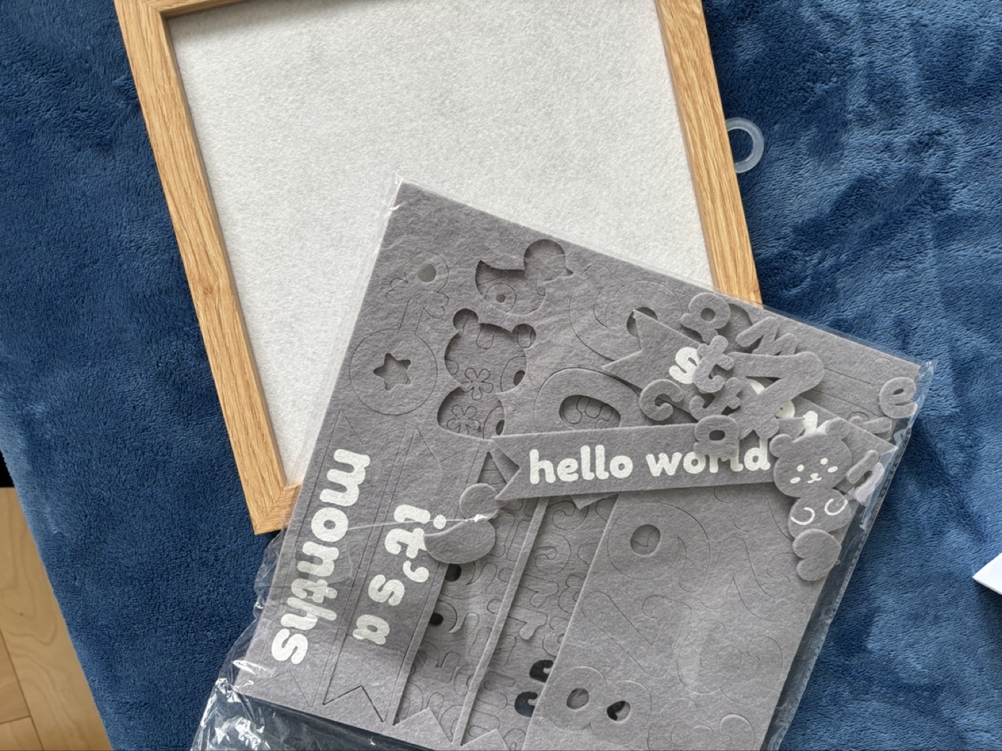 Reece Studio Felt Letterboard Set - Baby Milestone Photo Prop - photo 3