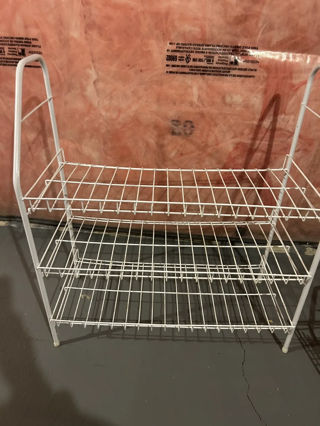 White Metal 3-Tier Shoe Rack image indicator(2)