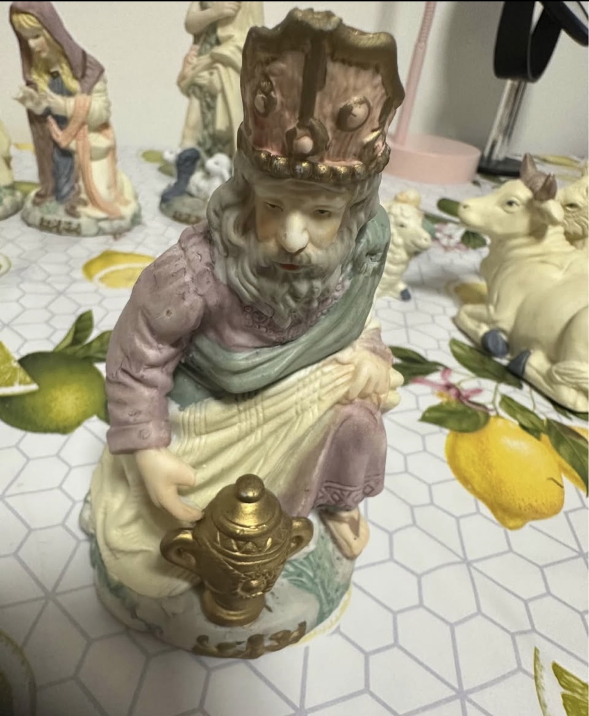 Vintage Nativity Scene Figurines - 12 Pieces - photo 4