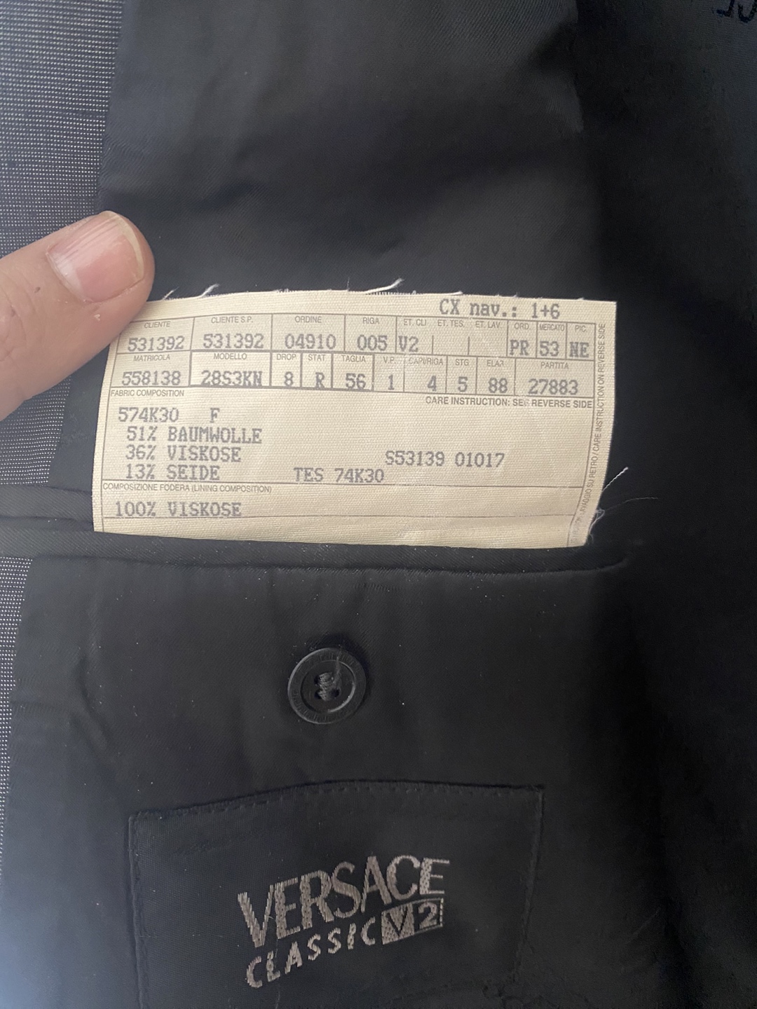 Vintage Versace Classic V2 Men's Blazer - photo 5