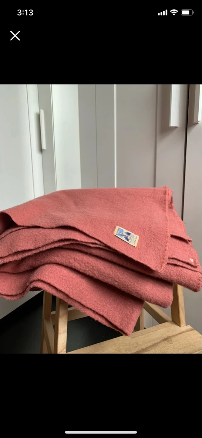 Vintage KENWOOD Wool Blanket|Throw image indicator(3)