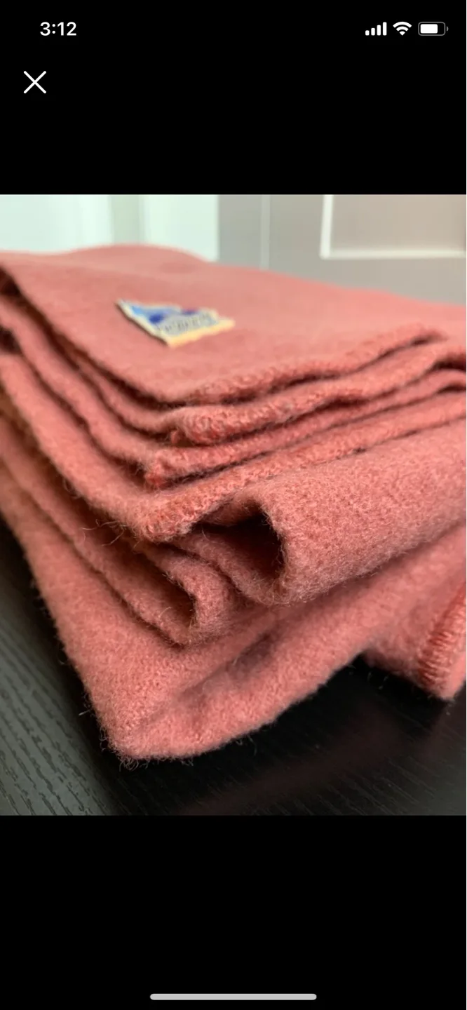 Vintage KENWOOD Wool Blanket|Throw image indicator(4)