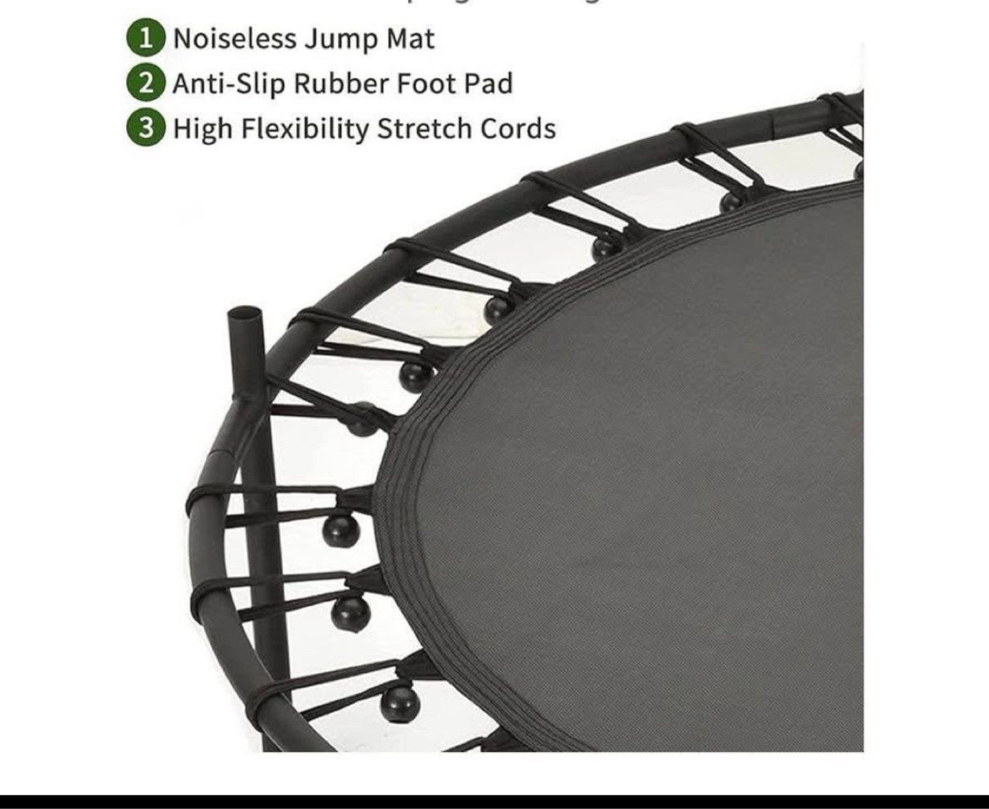 Pink Kids' Trampoline with Safety Net - photo 5