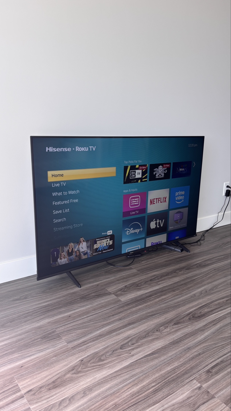 TV 58” 4K LED Hisense - Move-out Sale ⚡️