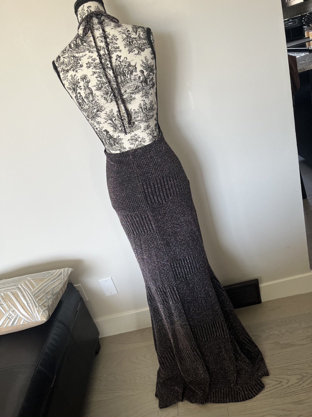 Sparkly Halter Neck Maxi Dress - photo 5