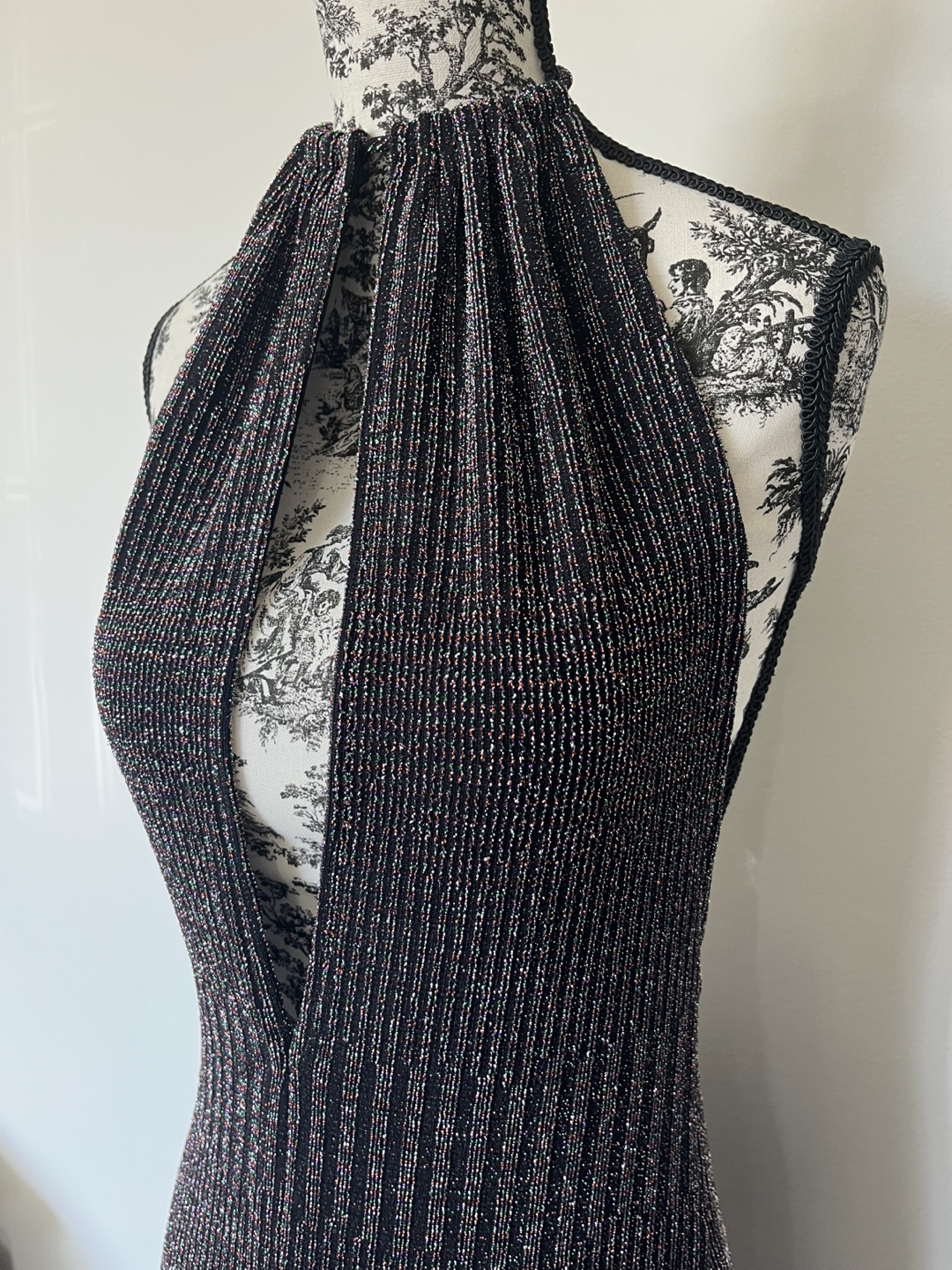 Sparkly Halter Neck Maxi Dress - photo 2