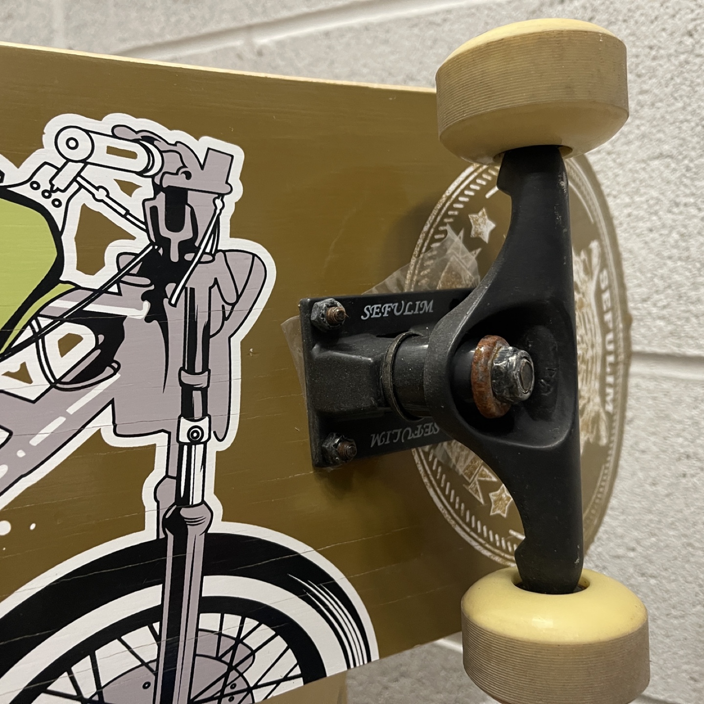 Used Sefulim Skateboard - Motorcycle Design - photo 4