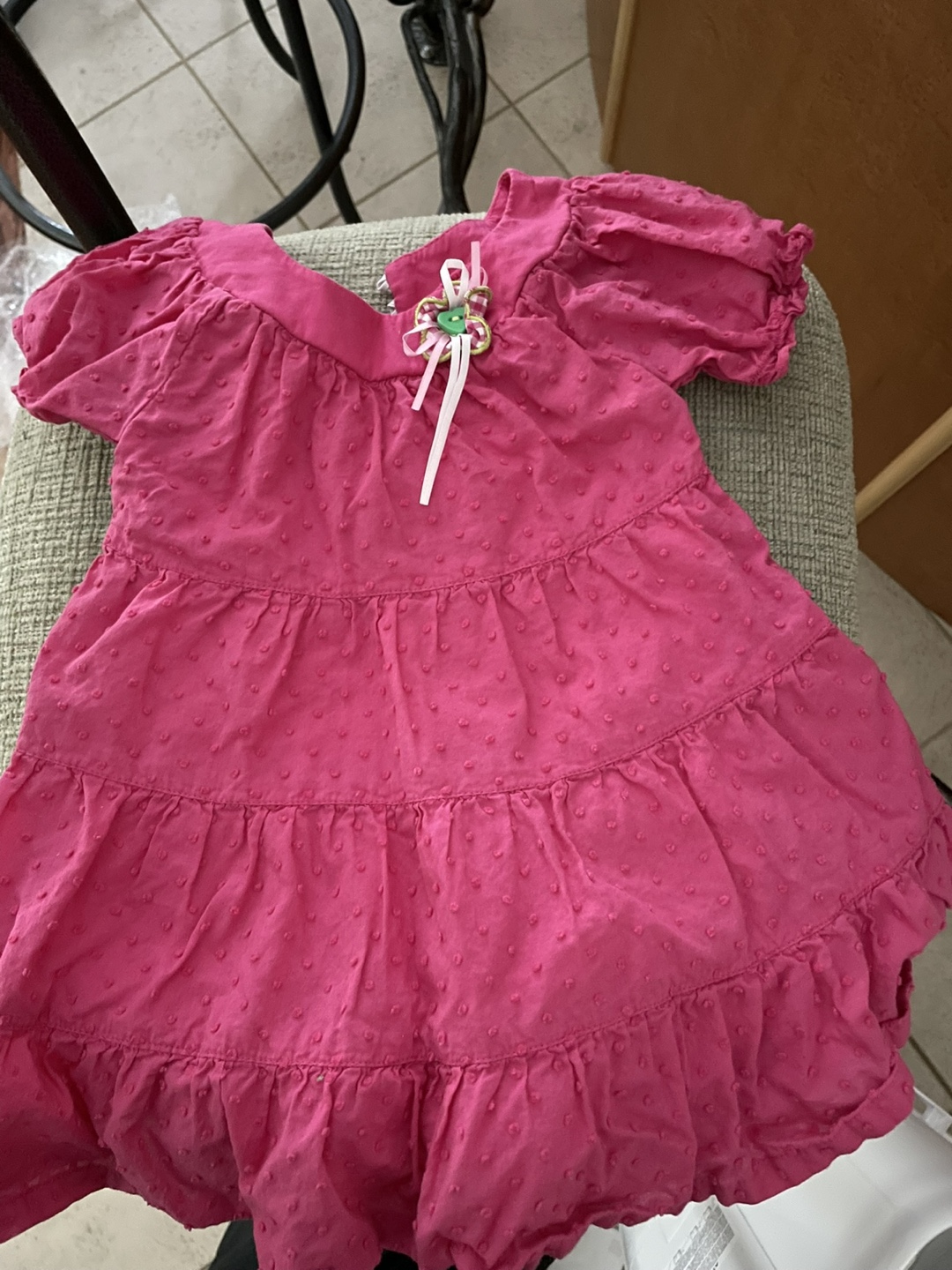 Pink Toddler Girl's Summer Dress