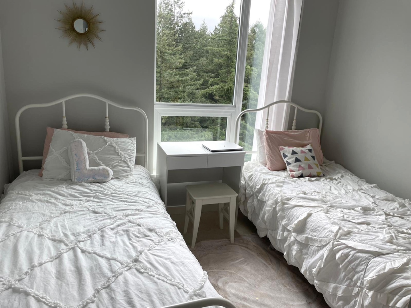 IKEA Bed Frames - White Metal