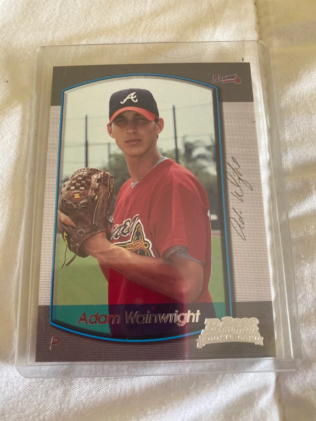 2000 Bowman Rookie Card Adam Wainwright Atlanta Braves thumbnail