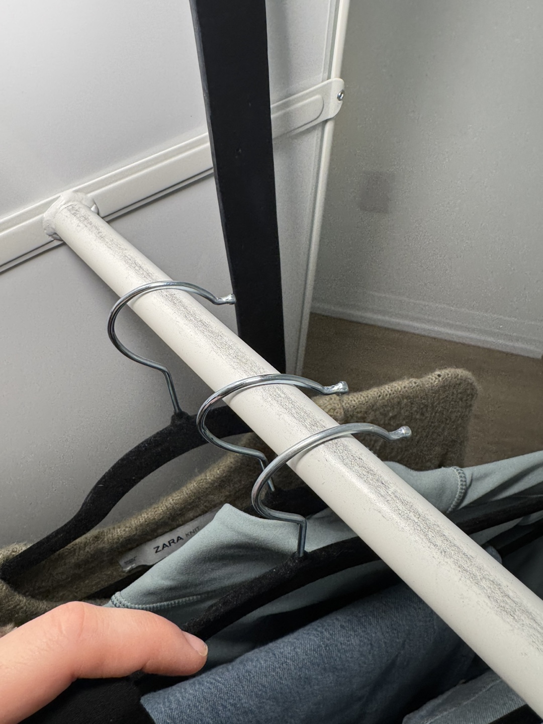 IKEA KNAPPER Full-Length Mirror with Clothes Rack - photo 4
