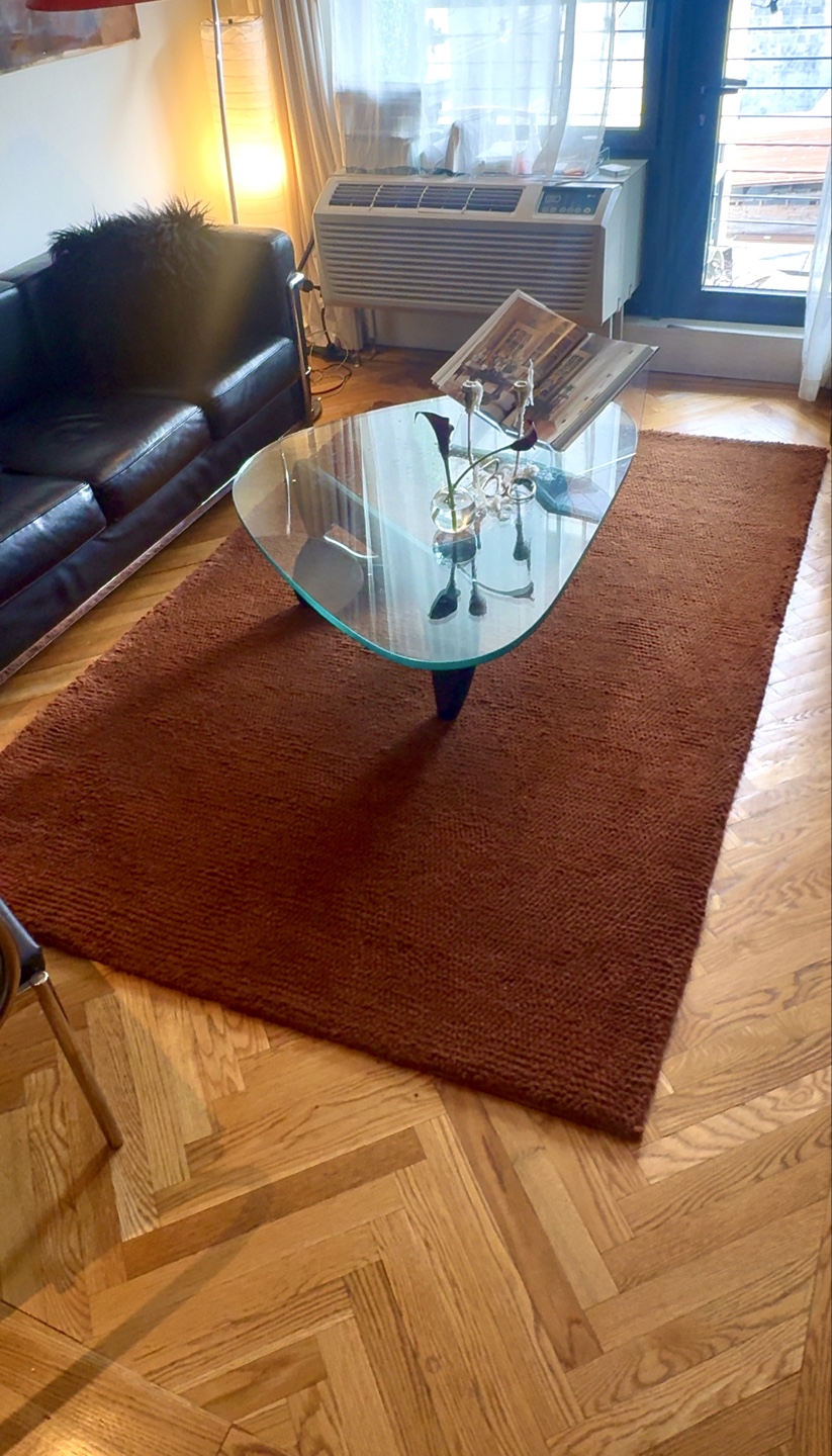 Large Brown / brick red Area Rug - photo 2