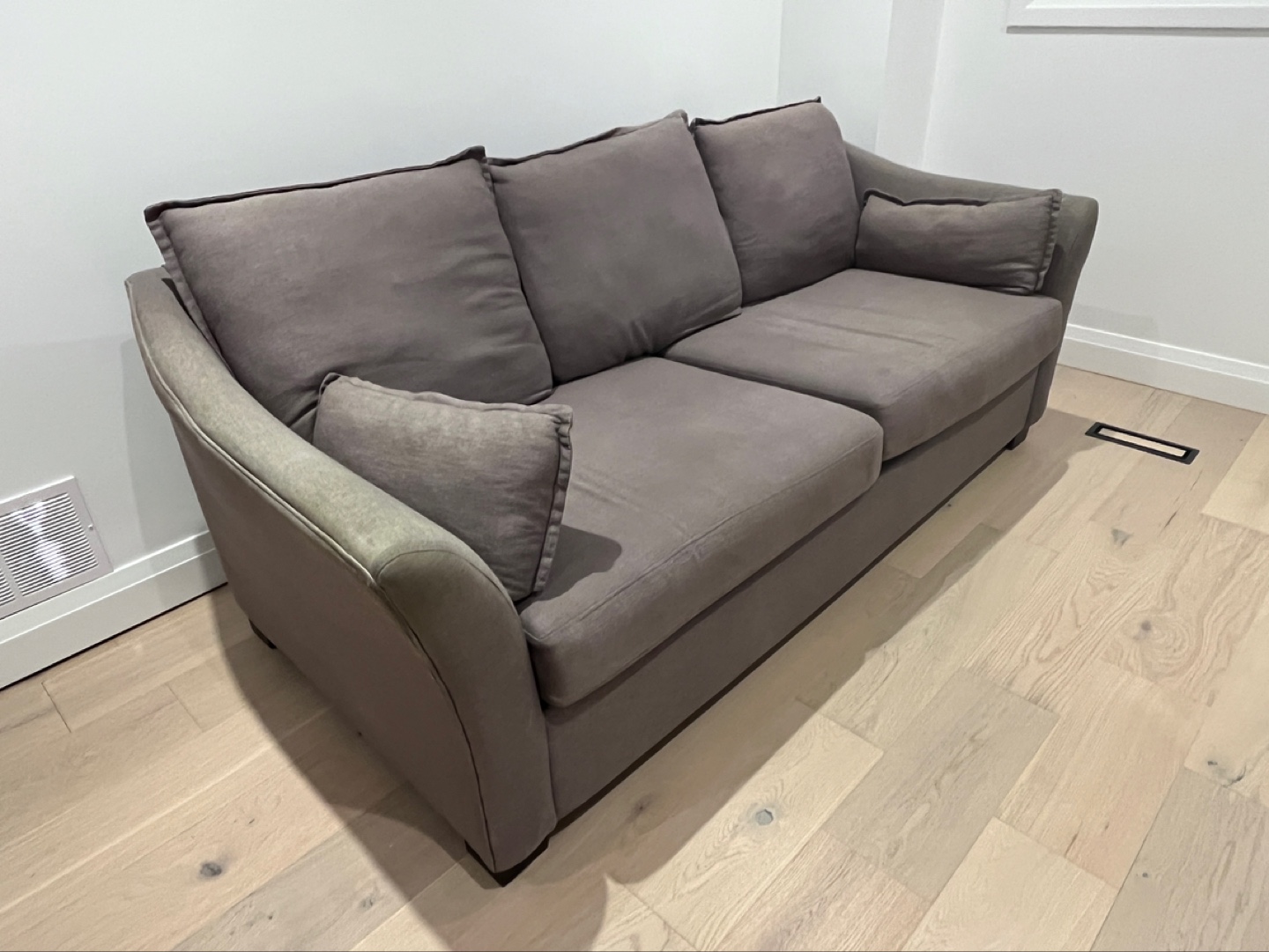 Grey Sofa - 83" Wide - photo 2
