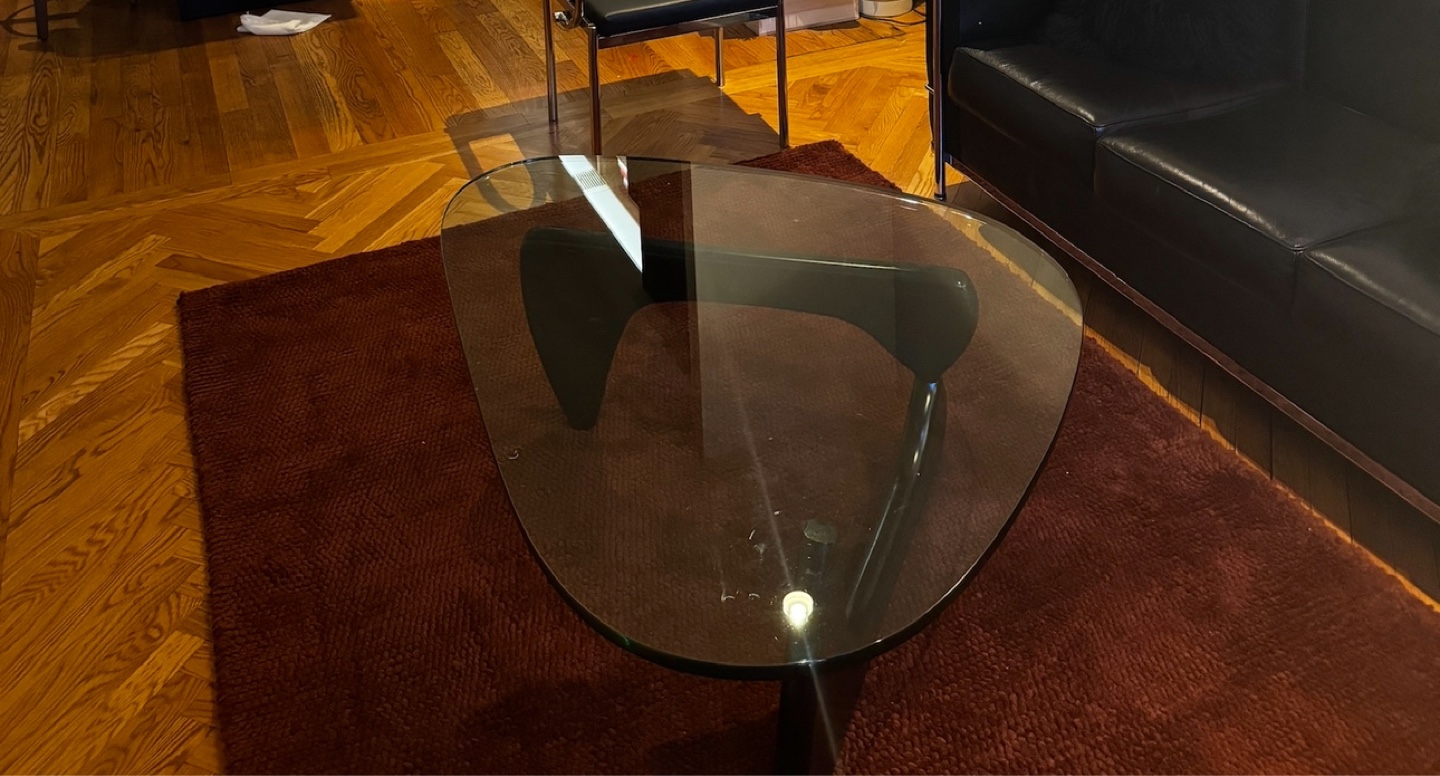Mid-Century Modern Glass Coffee Table