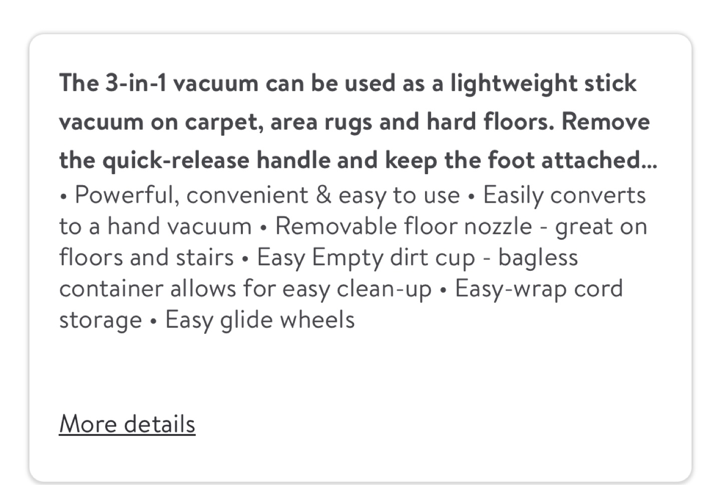 Bissell 3 in 1 vacuum - photo 5