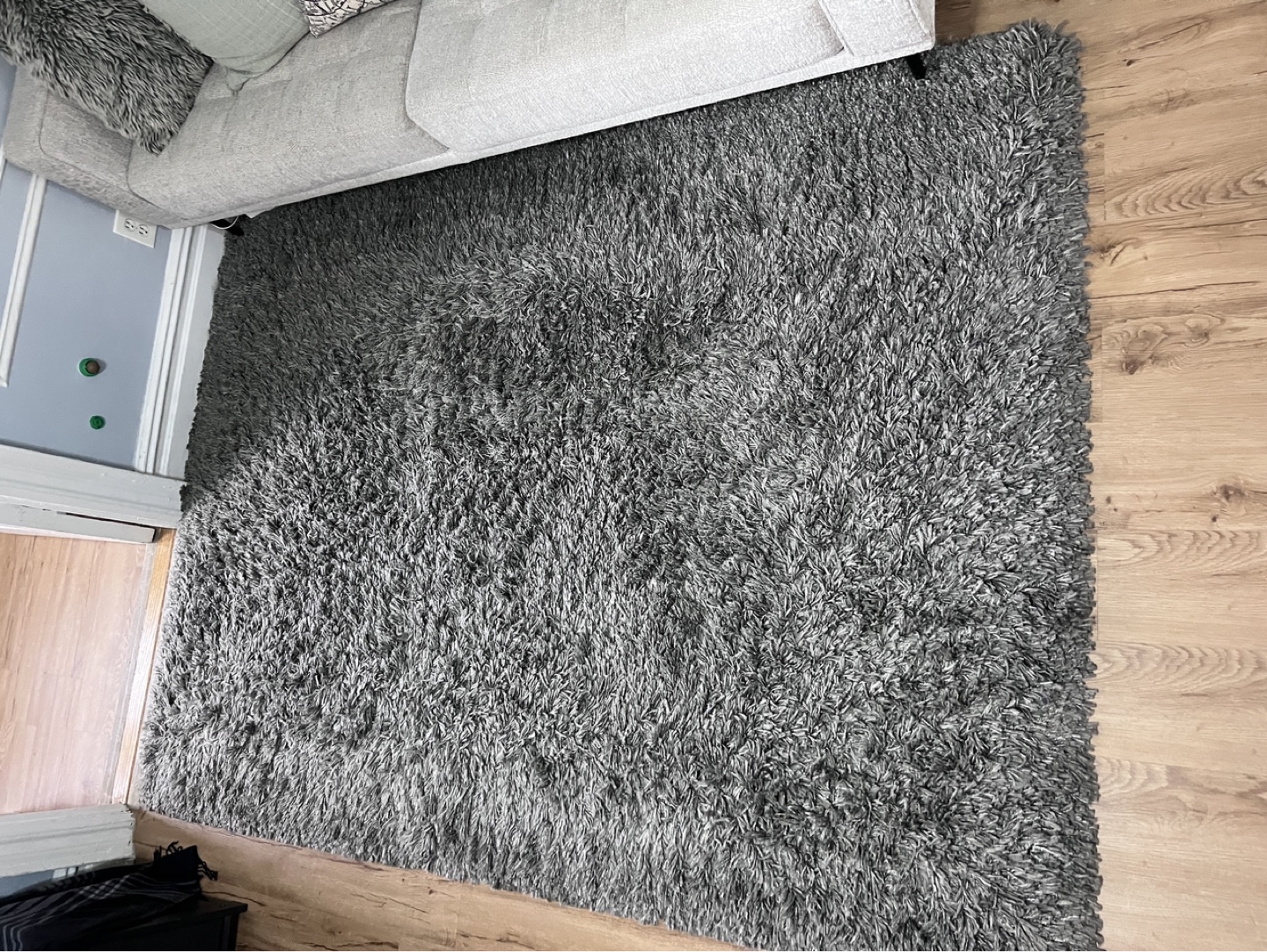 Gray Shag Rug - photo 3