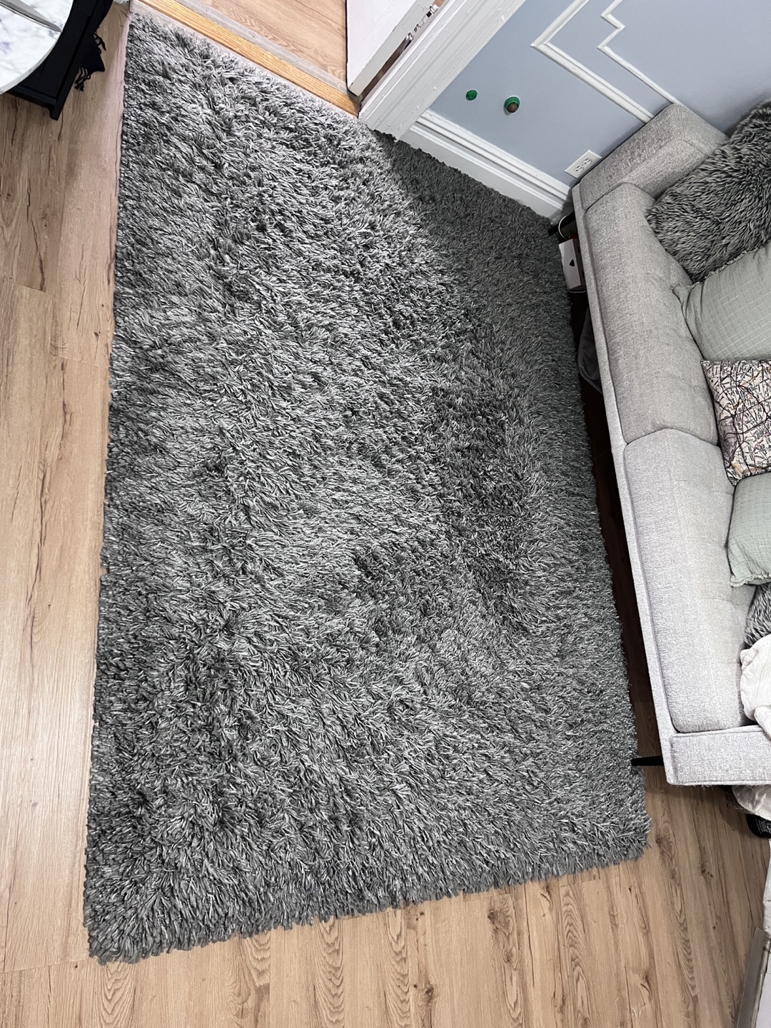 Gray Shag Rug - photo 2
