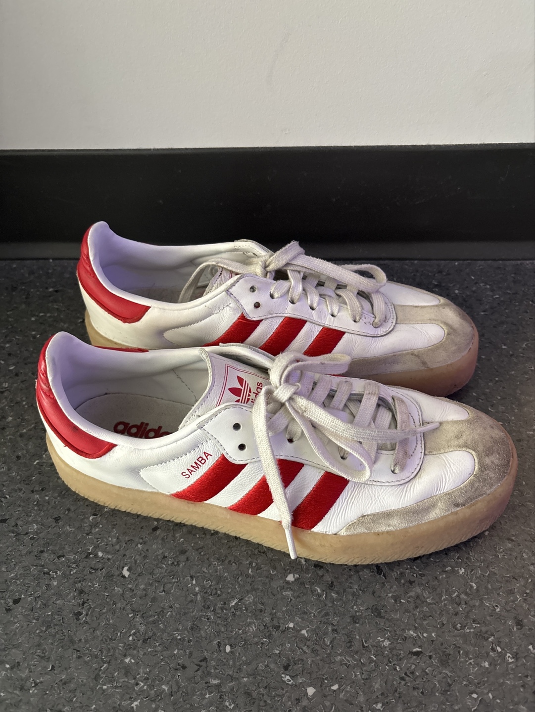 Adidas Samba Sneakers - White and Red - photo 2